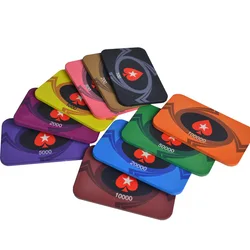 Chip rectangle, customized square badge sticker digital printing, ceramic poker chips