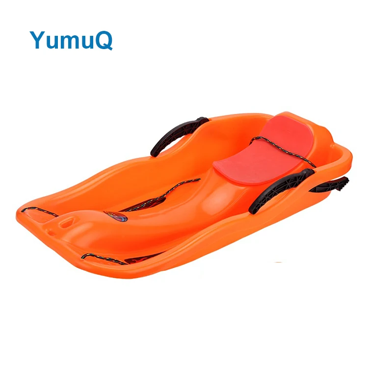 YumuQ Heavy Duty Durable Plastic Snow Sledge, Winter Sledges For Snow