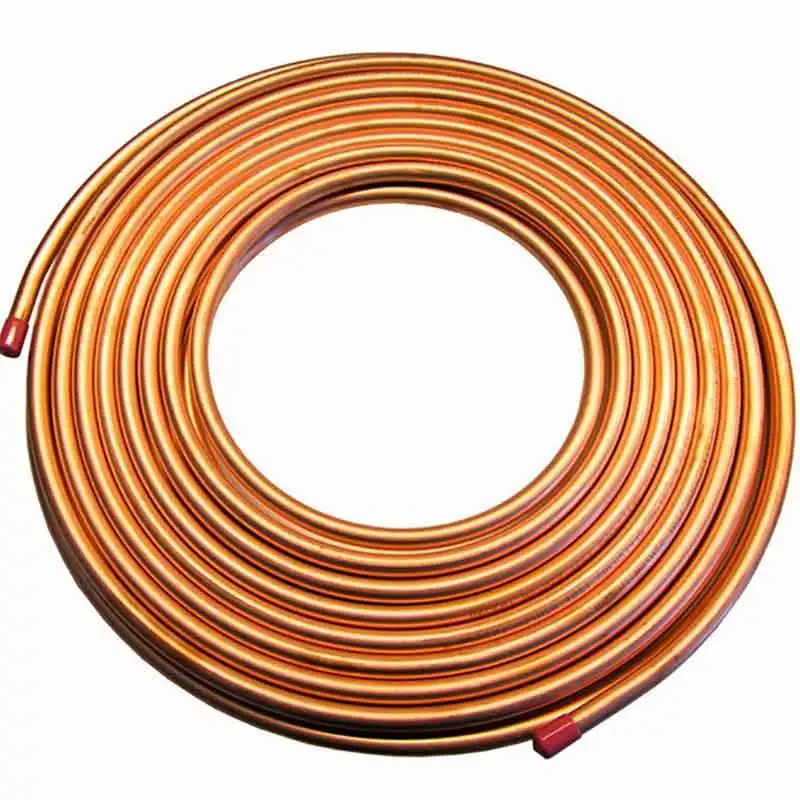 Wholesale Copper Pancake Coil Diameter 1/4 inch 3/8 inch Refrigerator Air conditioner Straight C11000 TP2 TU1 T2Copper Tubing