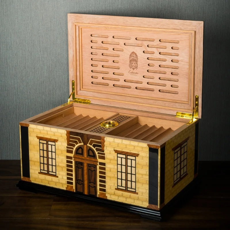 custom cuba cohiba spanish cedar wood cooler cigar box humidor