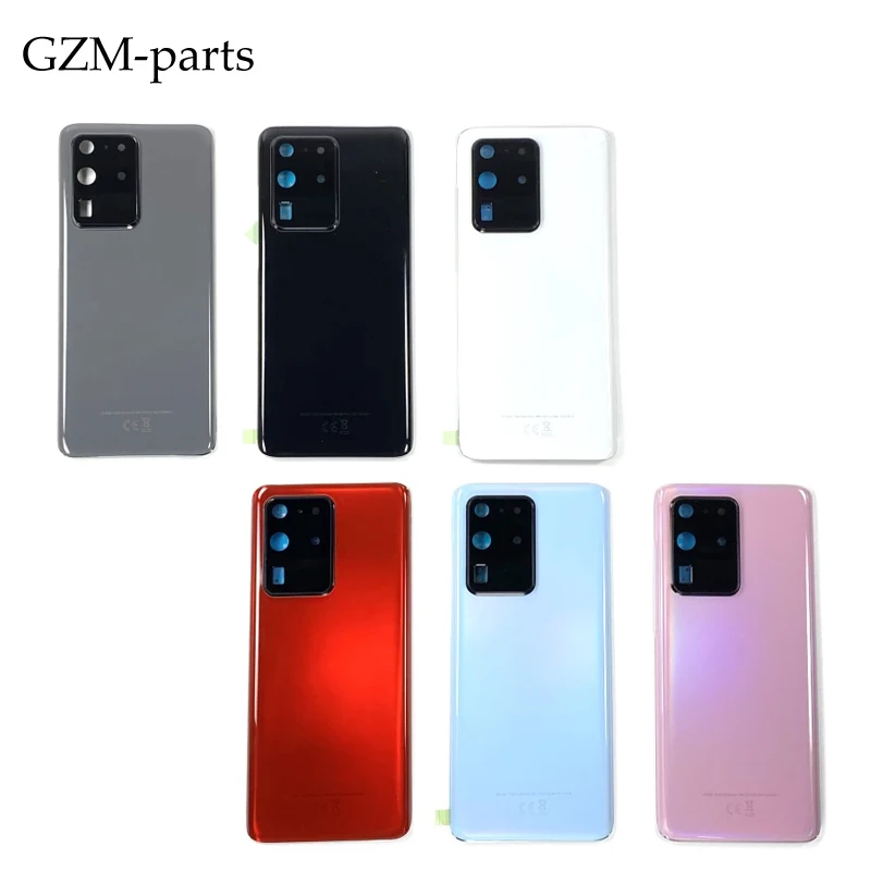 GZM-parts back door cover case For samsung Galaxy S20 Ultra 5G Battery door cover with camera lens 100% NEW