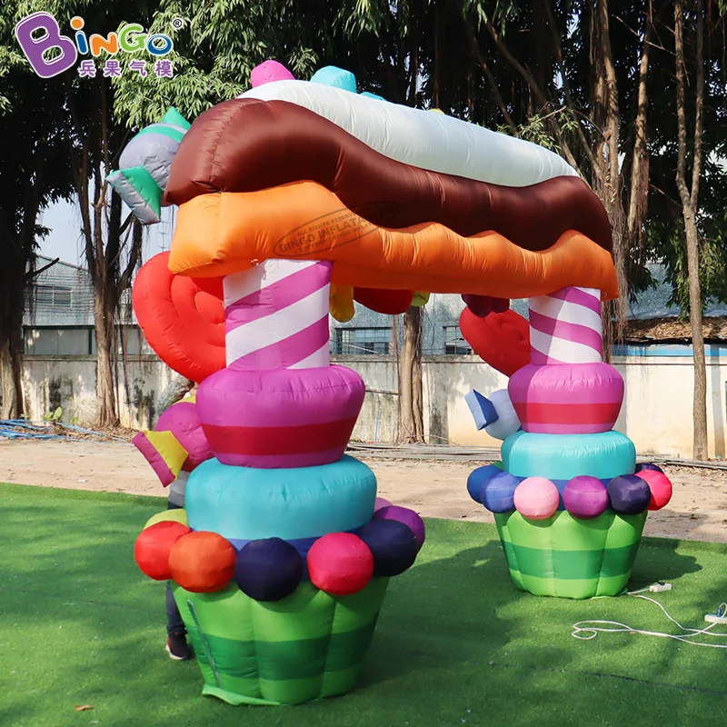Custom Design Inflatable Arch For Event Wedding Party Decoration Fancy Advertising Entrance Blow Up Colorful Candy Archway Sport