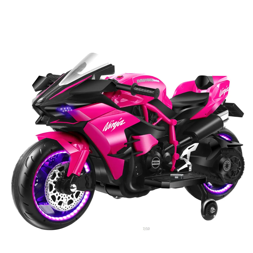 Kids Electric Motorcycle Kids Bike Factory Price With LED Lights Three Wheels Motorbike For Kids To Drive