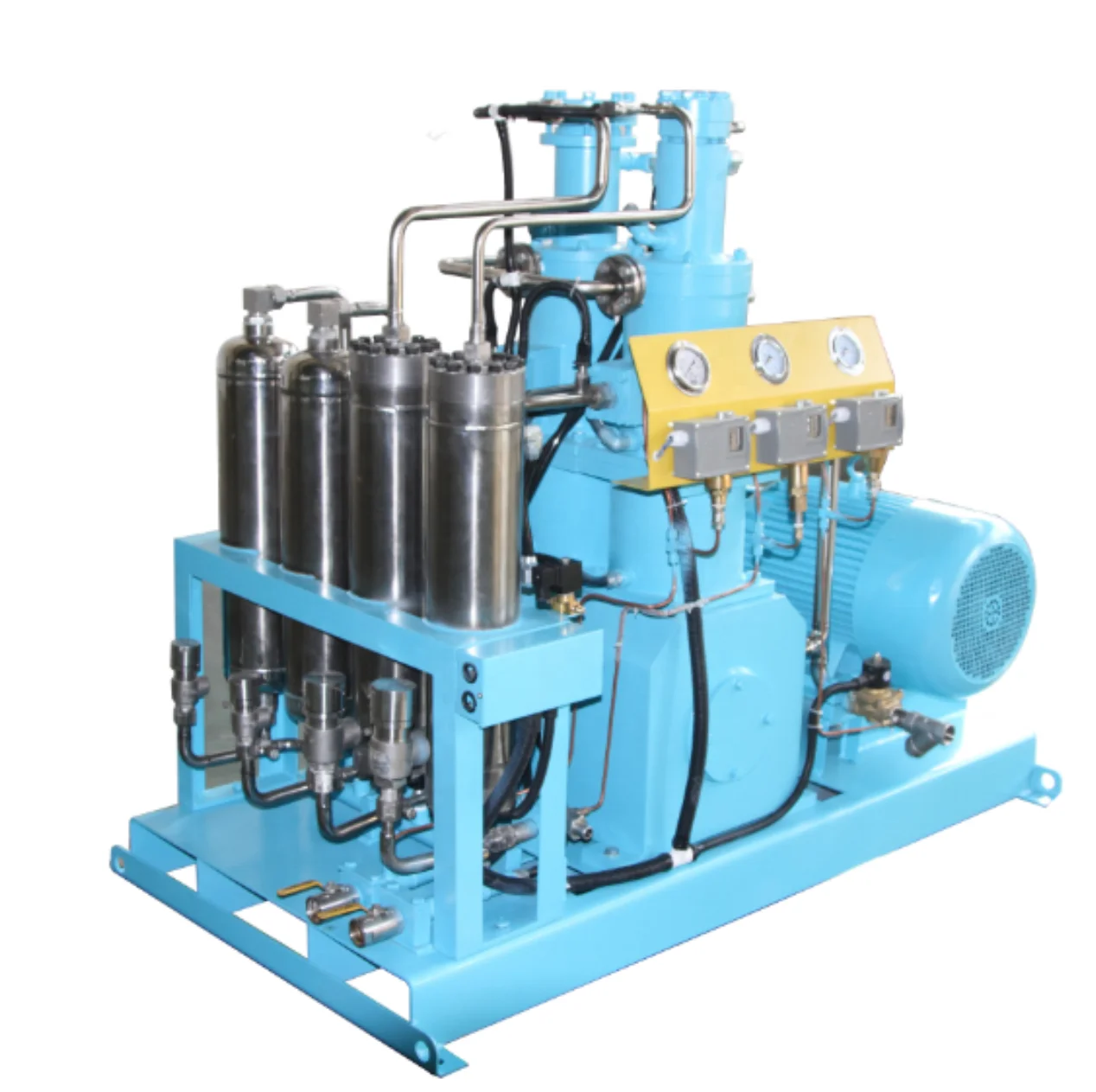 high pressure 150bar 30M3 per hour oxygen gas booster for bottling China market