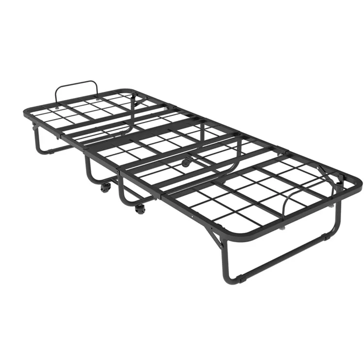 high quality cheap camping single extra strong metal frame folding bed