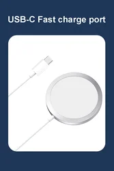 Новинка 2021, магнитные беспроводные зарядные устройства для iphone 12 13 Mini Pro Max, быстрая зарядка, кабель Type C, магнитное Беспроводное зарядное устройство