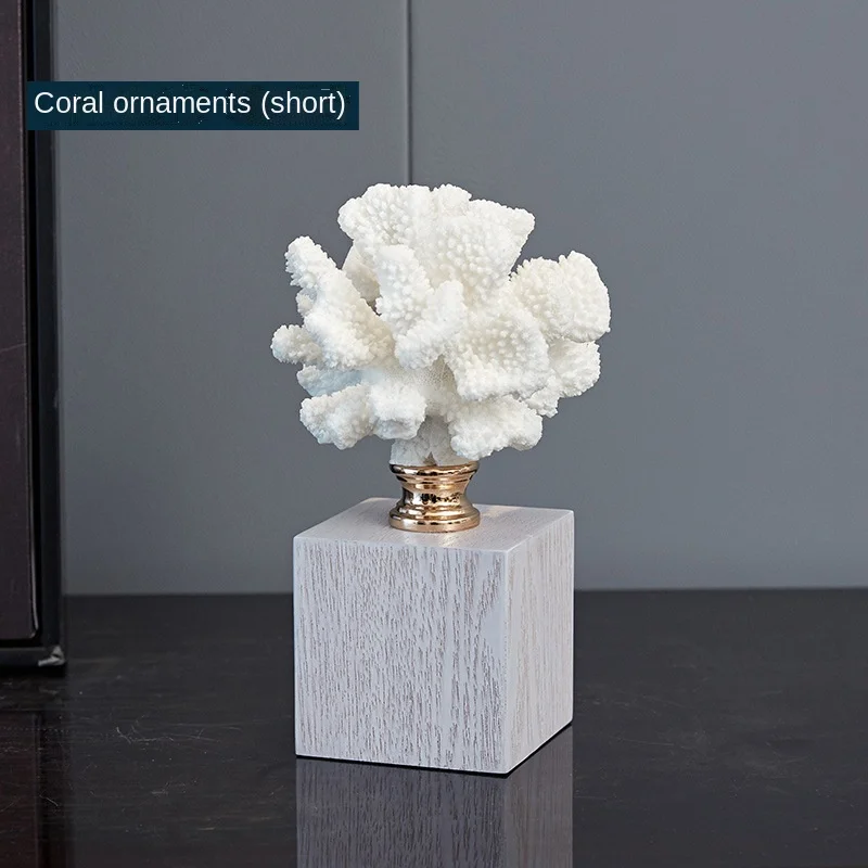 Sample room coral decoration resin living room decorations home office decoration crafts
