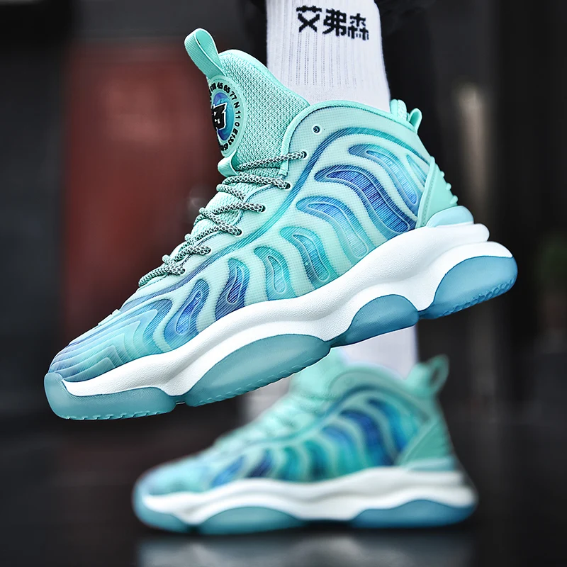 2021 New Arrival Casual Men Sneakers Basketball Shoes  Anti-slip Zapatillas Hombre Sport Shoes