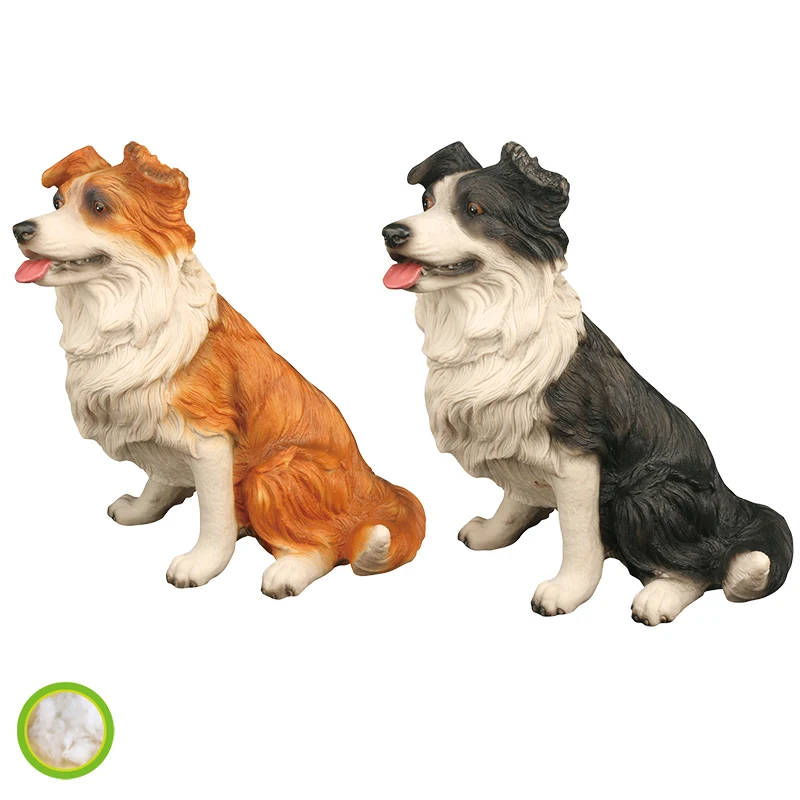 Wholesale PVC Soft Plastic Simulation Animal  Statue Figures Dog Model Toys For Children