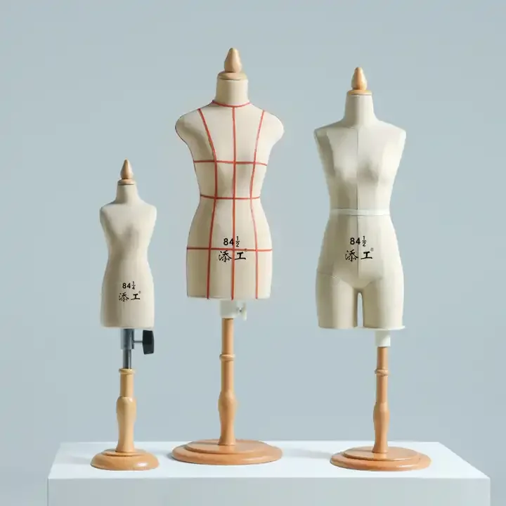 mini mannequin  size 1/2 scale dress form for tailor designer