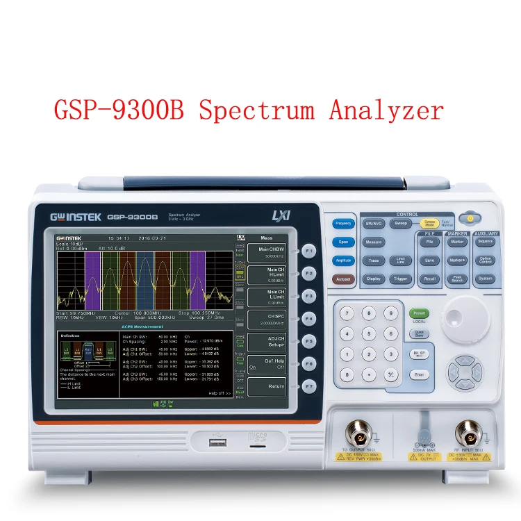 gwinstek GSP-9300B 9kHz ~ 3 GHz  Spectrum Analyzer Function model Technical indicators