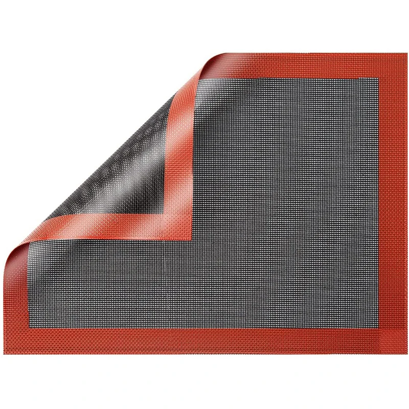 Wish  Hot Selling Non-Stick Heat Resistant 260 Degree Reusable Collory Silicone Baking Mat