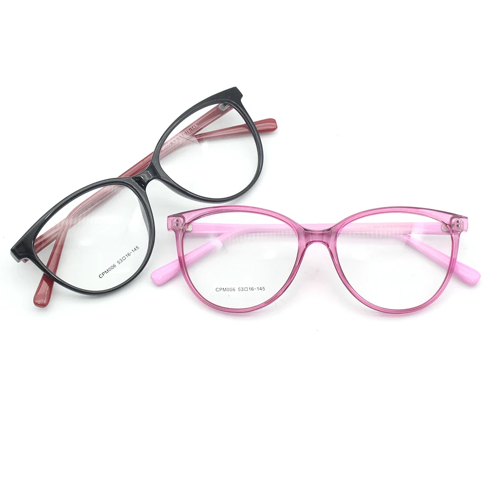 European And American Basic Classic Styles Plastic CP Frames Various Color Cat-eye Eyeglasses Frames