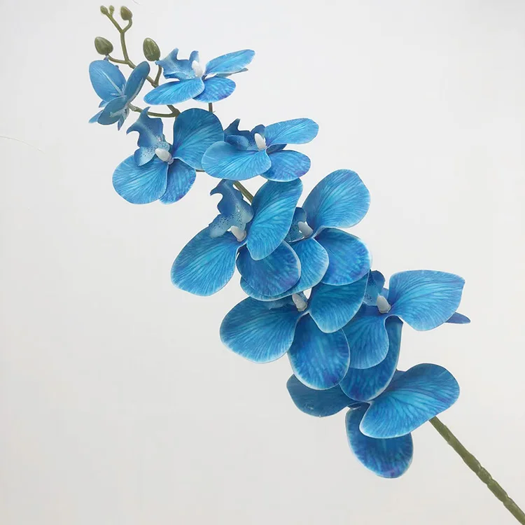 K-0331 Manufacturers Hot Selling 9 heads  feel moisturizing Phalaenopsis simulation orchid Artificial Butterfly Orchid