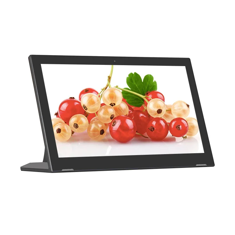 L Shape Touch Screen Android Tablet Advertising Player 14 15.6 inch Wifi Table Digital Photo Display