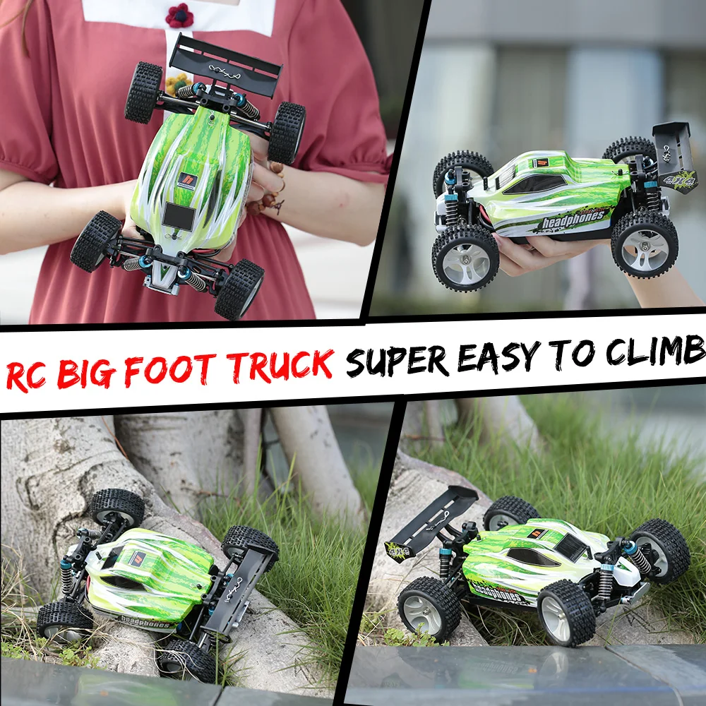 WLtoys A959B 1/18 70Km/h High Speed Racing RC Car 540 Brushed Motor 4WD Off-Road Remote Control Car RTR RC Toy