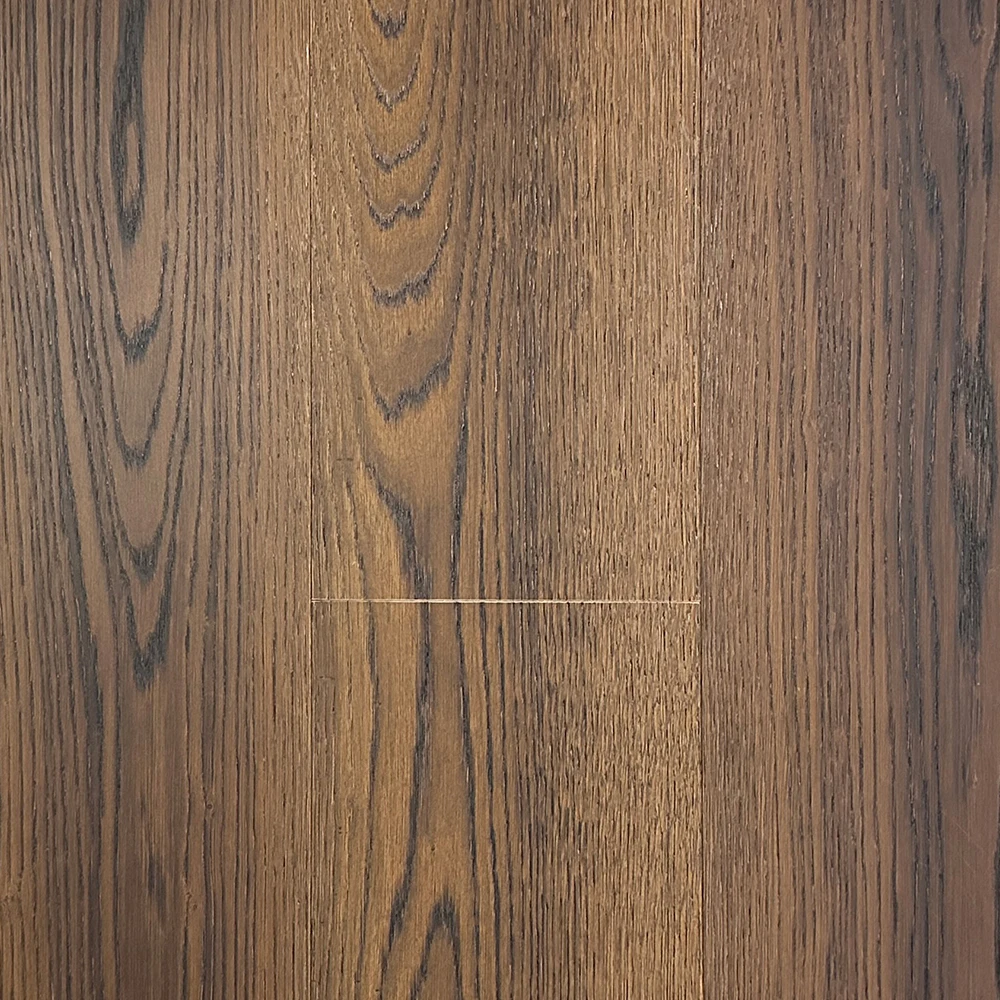 Dark brown long wide plank engineered wood flooring 14mm