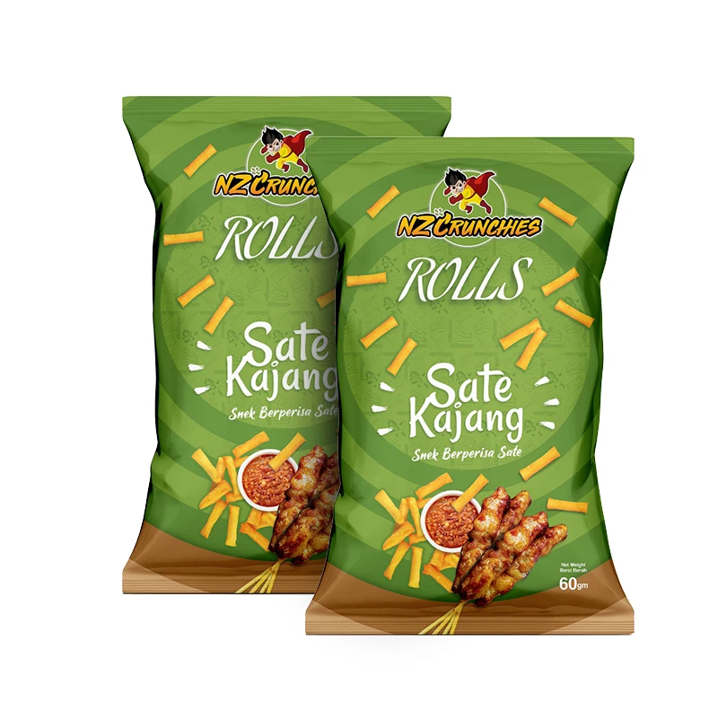 Заводская цена высокое качество Малайзия вкусные Halal NZC Rolls Sate Kajang (SATAY) закуски наслаждайтесь уникальным