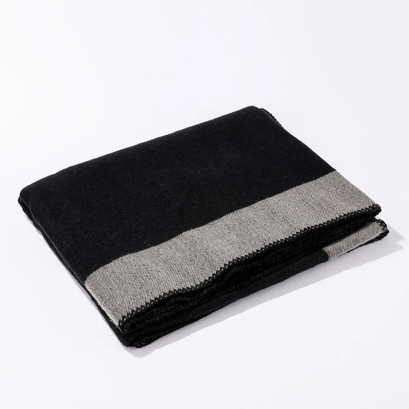 China Factory Brand Custom Winter Cashmere Feeling Women Scarf Female Luxury Brand Scarves Lady Cape Heavy Pashmina Poncho