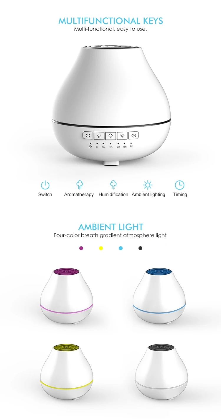 WIFI control essential oil electric cooling aromatherapy desktop portable ultrasonic mini humidifier for home