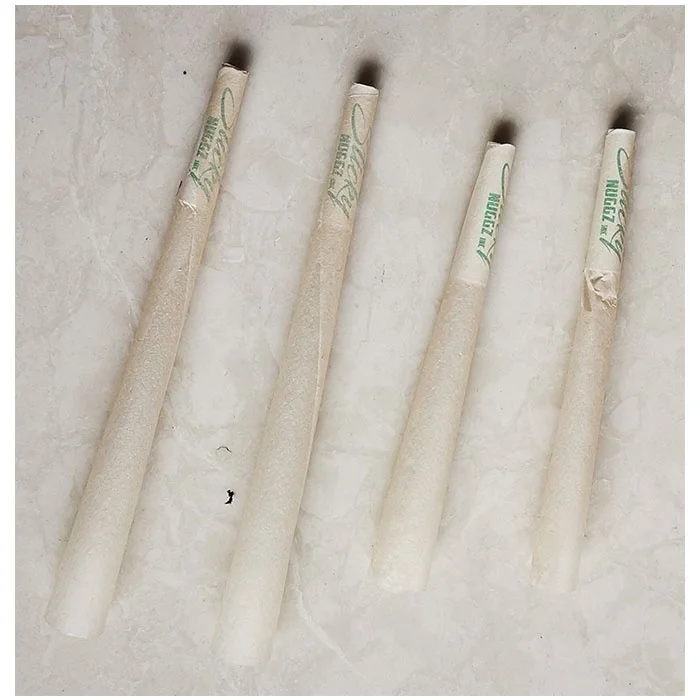 
custom tip logo printed smoking rolling paper cone of king size 