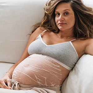 Пользовательская увлажняющая маска для живота для беременных с уменьшением растяжения, удаление тела для беременных, уход за кожей, листовая маска для живота