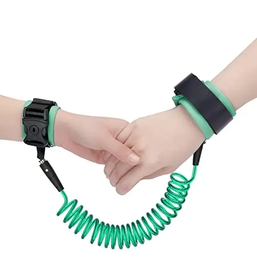 360 Rotate Security Elastic Wire Rope for Baby and Toddler Reins Anti Lost Wrist Link Belt