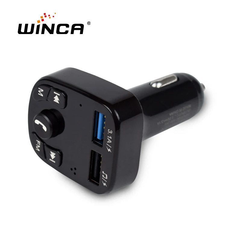BT автомобильный комплект с двойным Usb ЖК Aux Автомобильный MP3-плеер Fm-передатчик модулятор Qc3.0 быстрое зарядное устройство Беспроводная гарнитура Carkit