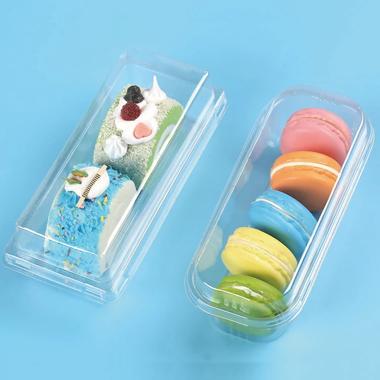 
Popular Customized Clear Plastic Trays Bops Plastic Clamshell Macaron Blister Packaging Tray 