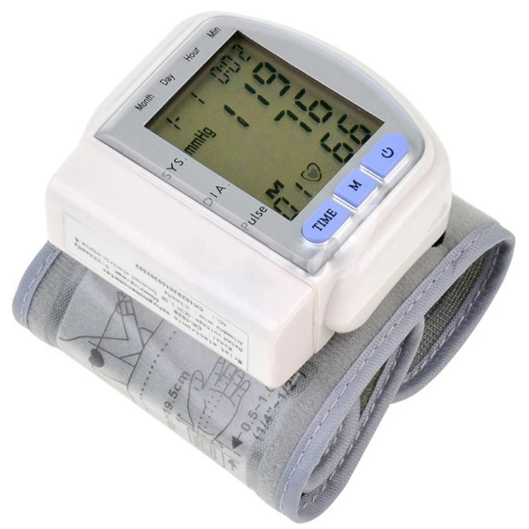 Factory Supply Low Price Wrist Blood Pressure Monitor Heart Rate Pulse Meter