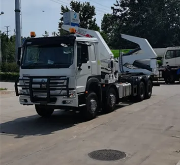 3 оси 40ft Контейнер боковой погрузчик полуприцеп для