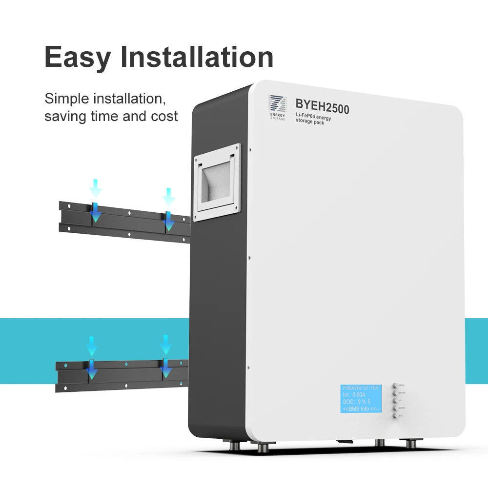 Powerwall супер конденсатор солнечная батарея 2.5kwh 48V 50AH 100AH 200AH настенный Аккумулятор для хранения энергии домашнего использования