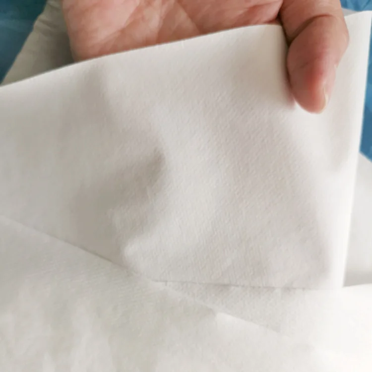 Spunbond laminated with microporous PE film fabric for making disposable clothes