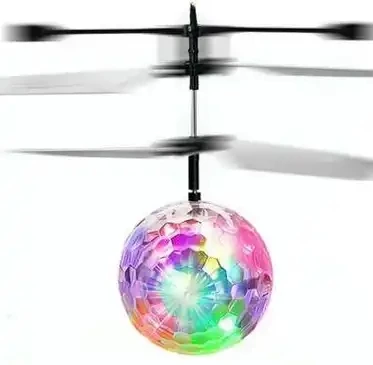 Colorful levitation ball induction aircraft Crystal ball induction levitation ball toy