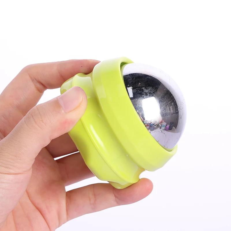 muscle relax massage ball smooth stainless steel handheld portable Cold Therapy Massage Roller Ball for body relax
