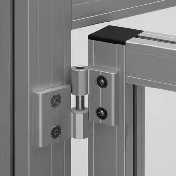 6063 t6 cnc machined aluminum hinge hardware for window accessories