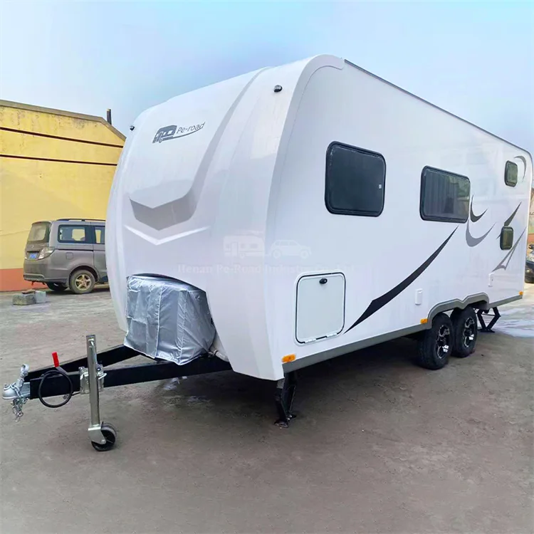 Cheap New Mobile House  On Wheels Van Travel Caravan Outdoor Camping Caravan