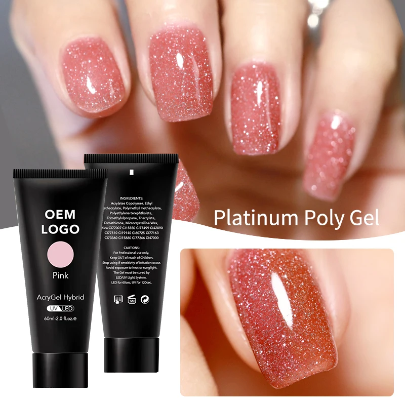 Platinum acrylic poly Gel Nail extension gel hard uv gel