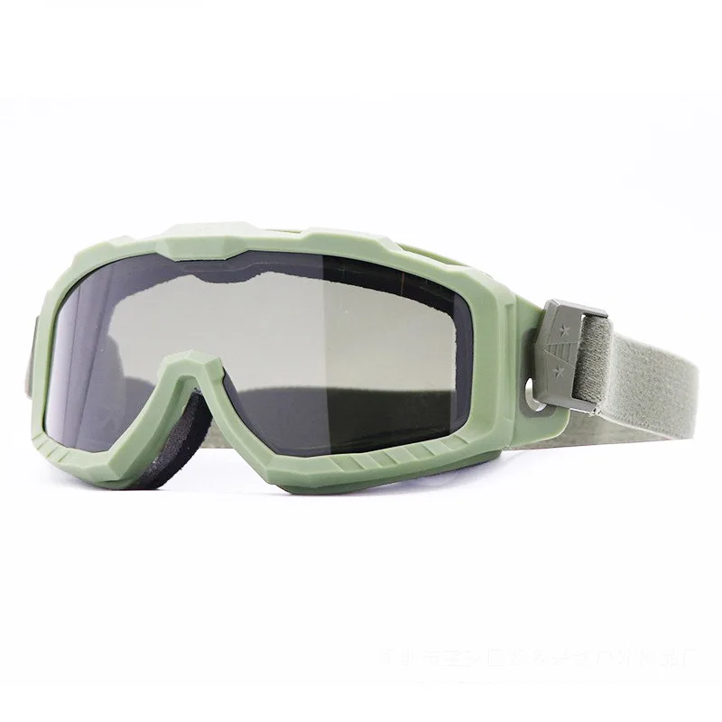Hot Sales HD Multicam Tactical Safety Glasses Side Protection Shooting Goggles with Lenses