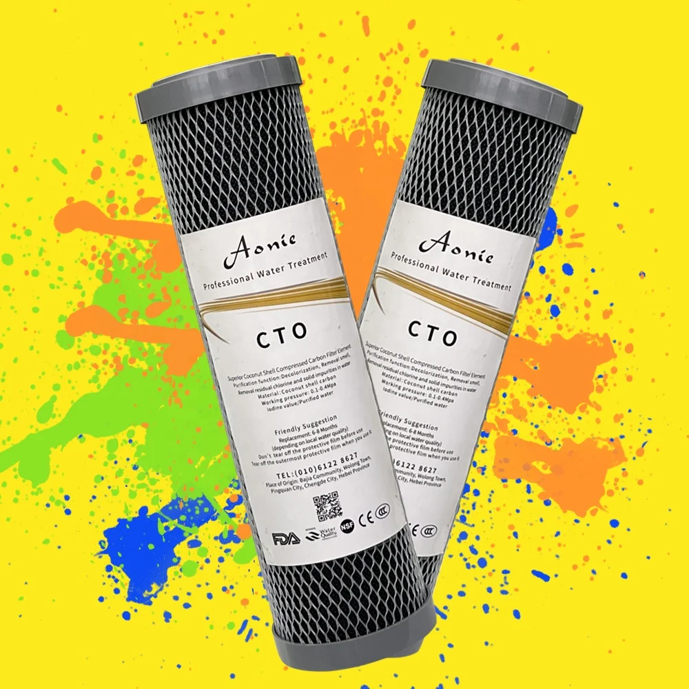 Free sample  Water treatment equipment   CTO  microcrystal   compressed activated carbon