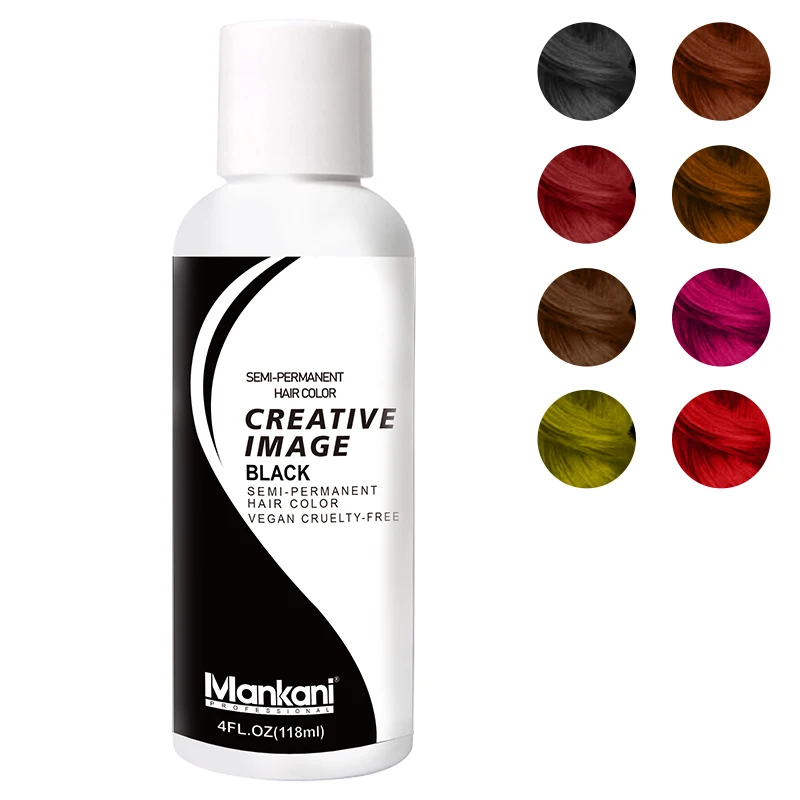 OEM Wholesale Silky Red Hair Color Dye Permanent Hair Dye Vegan Semi Permanent Hair Dye Color