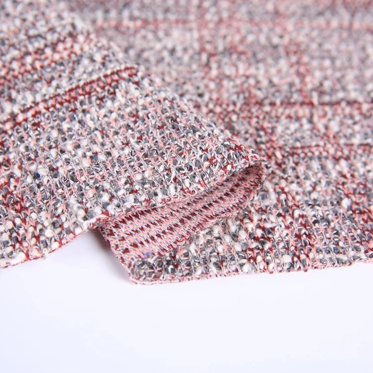 Wholesale Custom knitting textile 300gsm shiny polyester knitted fabric