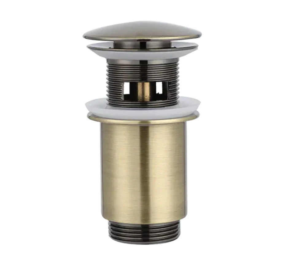European Hot Selling Style Color Customized Brass Pop-up Basin Garbage CE Certification Washbasin Bathroom Drainage