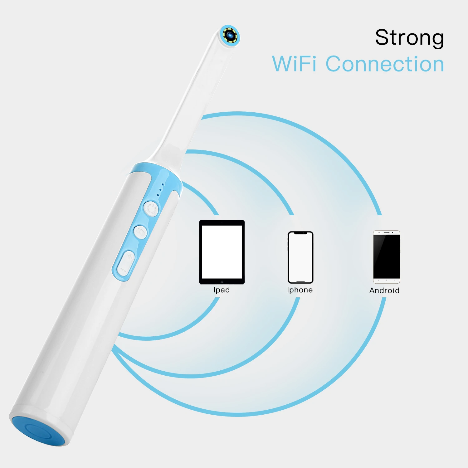  Новинка P10 Wi-Fi стоматологическая камера 1080p водонепроницаемый Внутриротовой прицел со светодиодной камерой для наблюдения за зубами беспроводной визуальный ротовой