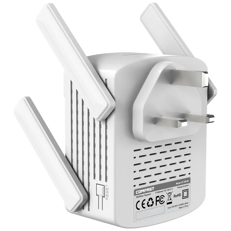 Factory Direct Comfast OEM 1800Mbps WiFi 6 wireless repeater CF-XR183 gigabit wifi range extender dual band signal booster