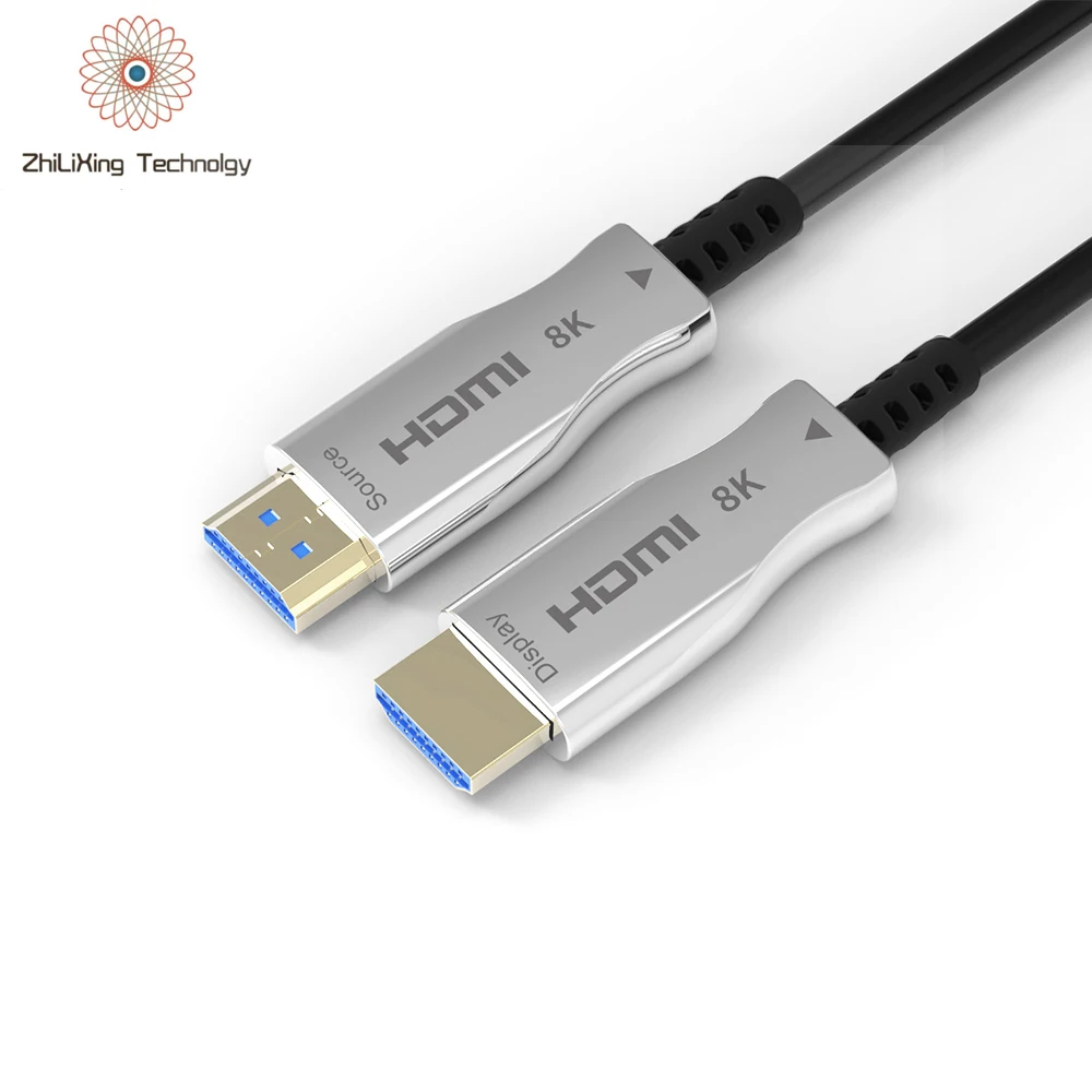 Super Speed HDMI Long Fiber cable 8K@60hz 4K@120hz wholesale HDMI AOC High quality HDMI cable