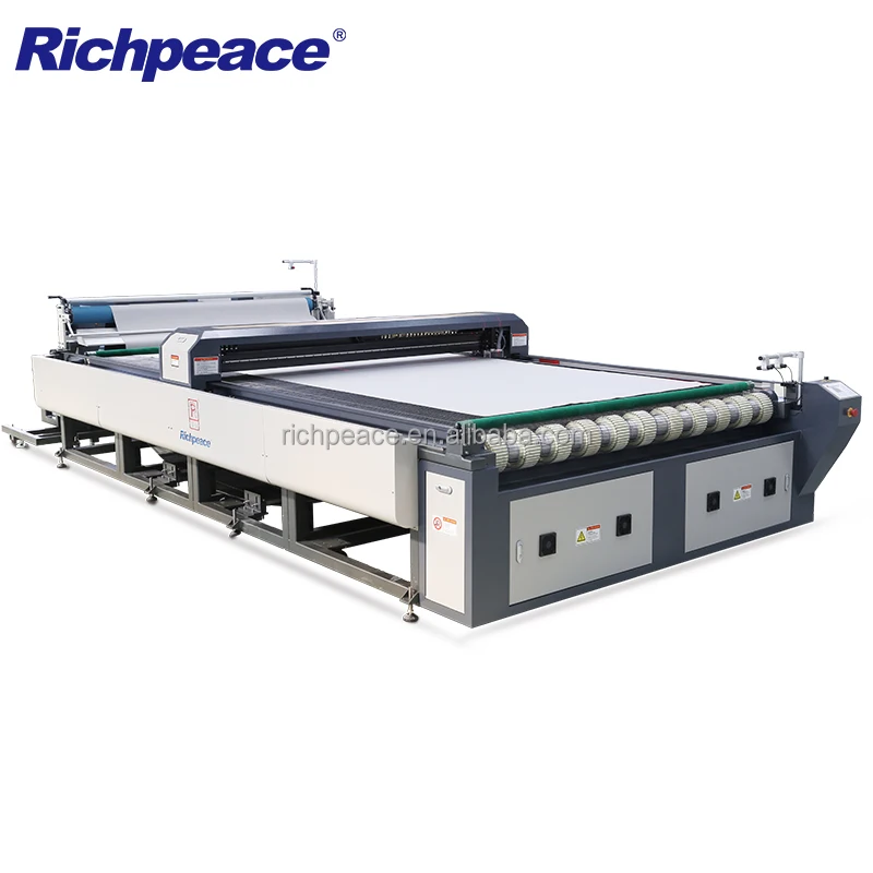 Richpeace high quality Automatic 9cm Multi-Layer Cutting Machine used for textile garments apparel