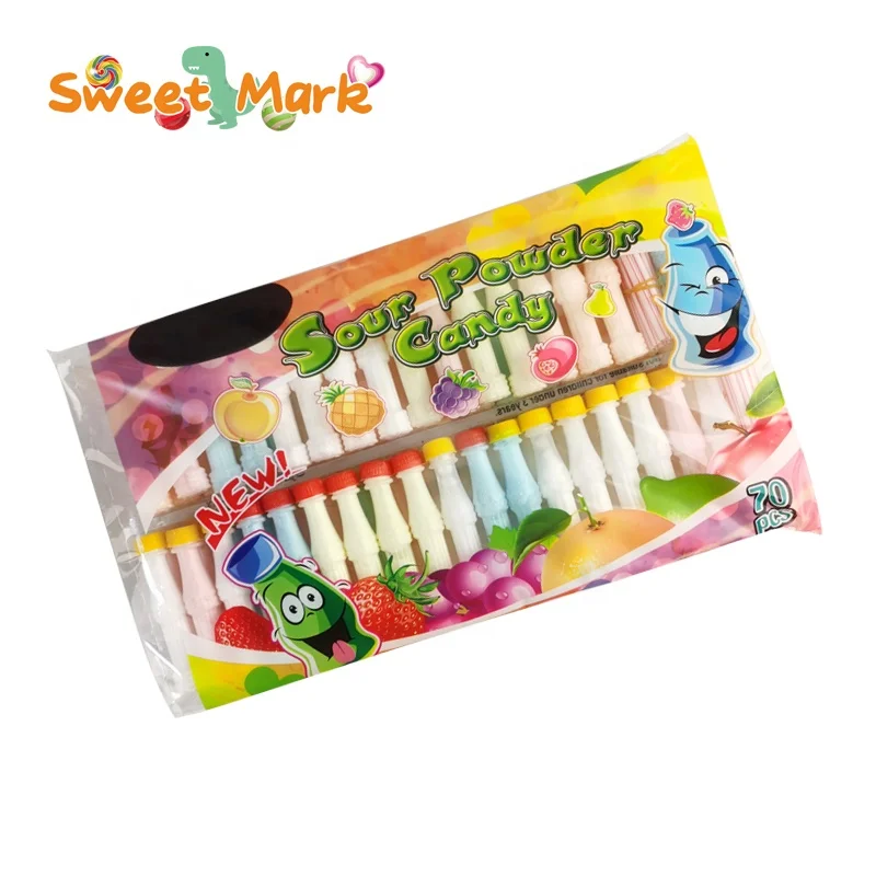 drink bottle shaped candy sour powder candy halal fruit flavor candy