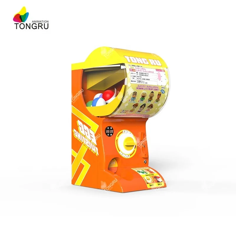 Gacha egg twist game mini plush stuffed animal kids gashapon machine ball candy toy capsule vending machine