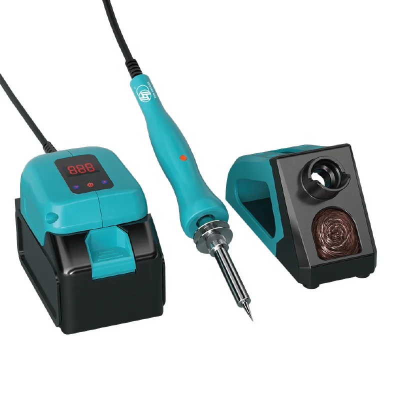 HL305 cordless automatic soldering machine soldering station with digital display temperature control